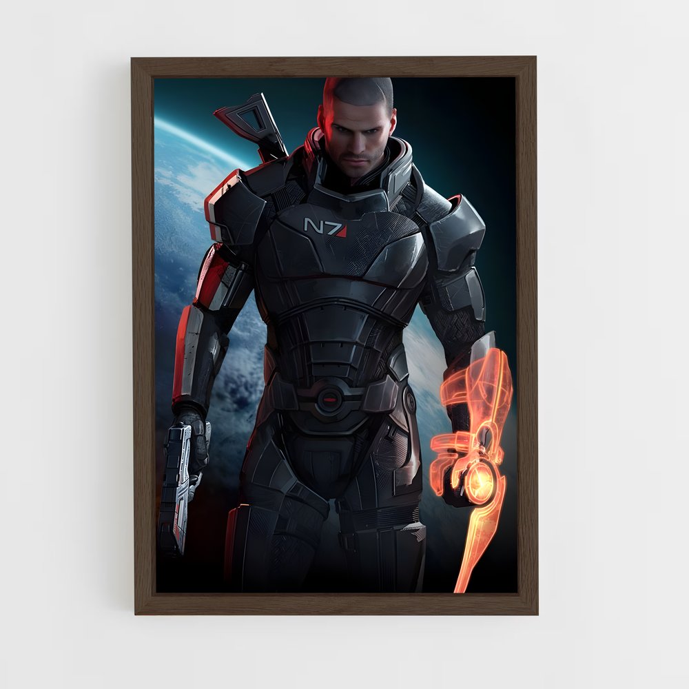 Poster L'Héritier de la Galaxie – affiche Mass effect (vue 5)